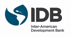 Logo for Inter-American Development Bank on a white background.