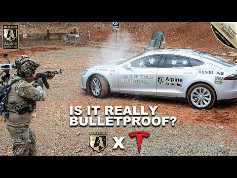 We Shot Our Bulletproof Model S Tesla EV 